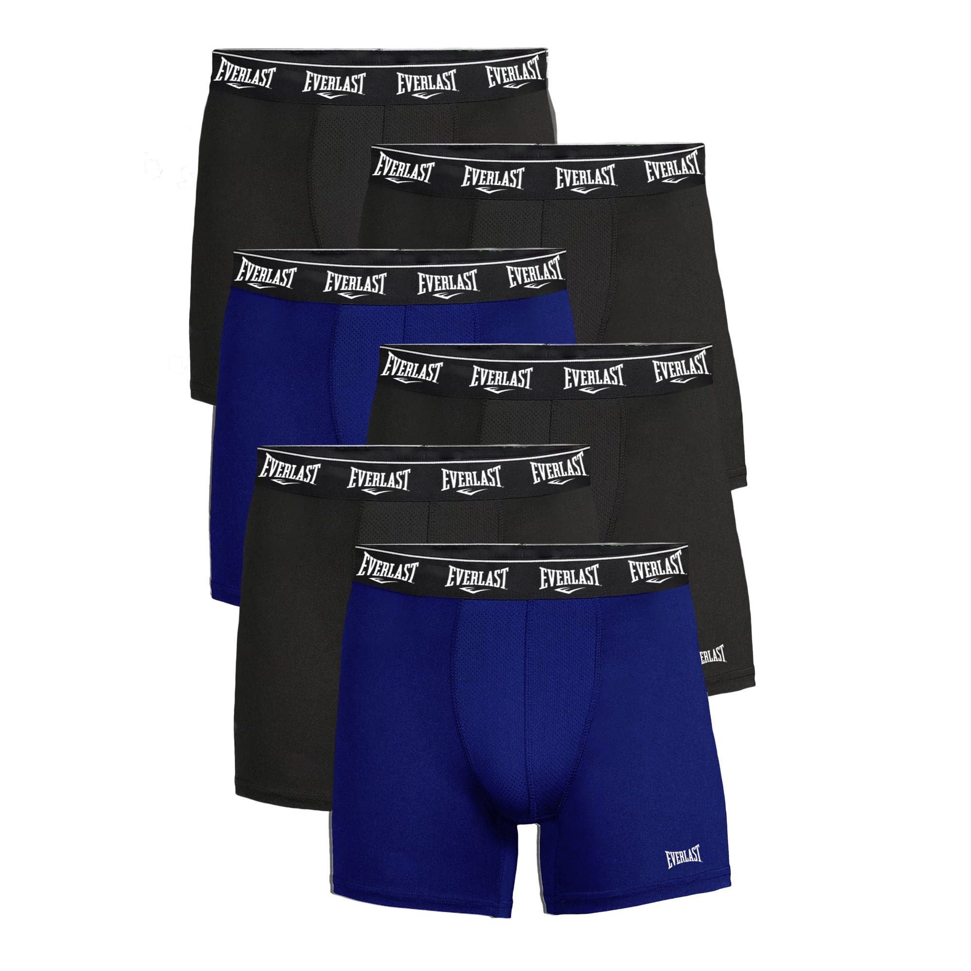 Everlast Mens Boxer Briefs Active Performance Breathable Underwear for ...