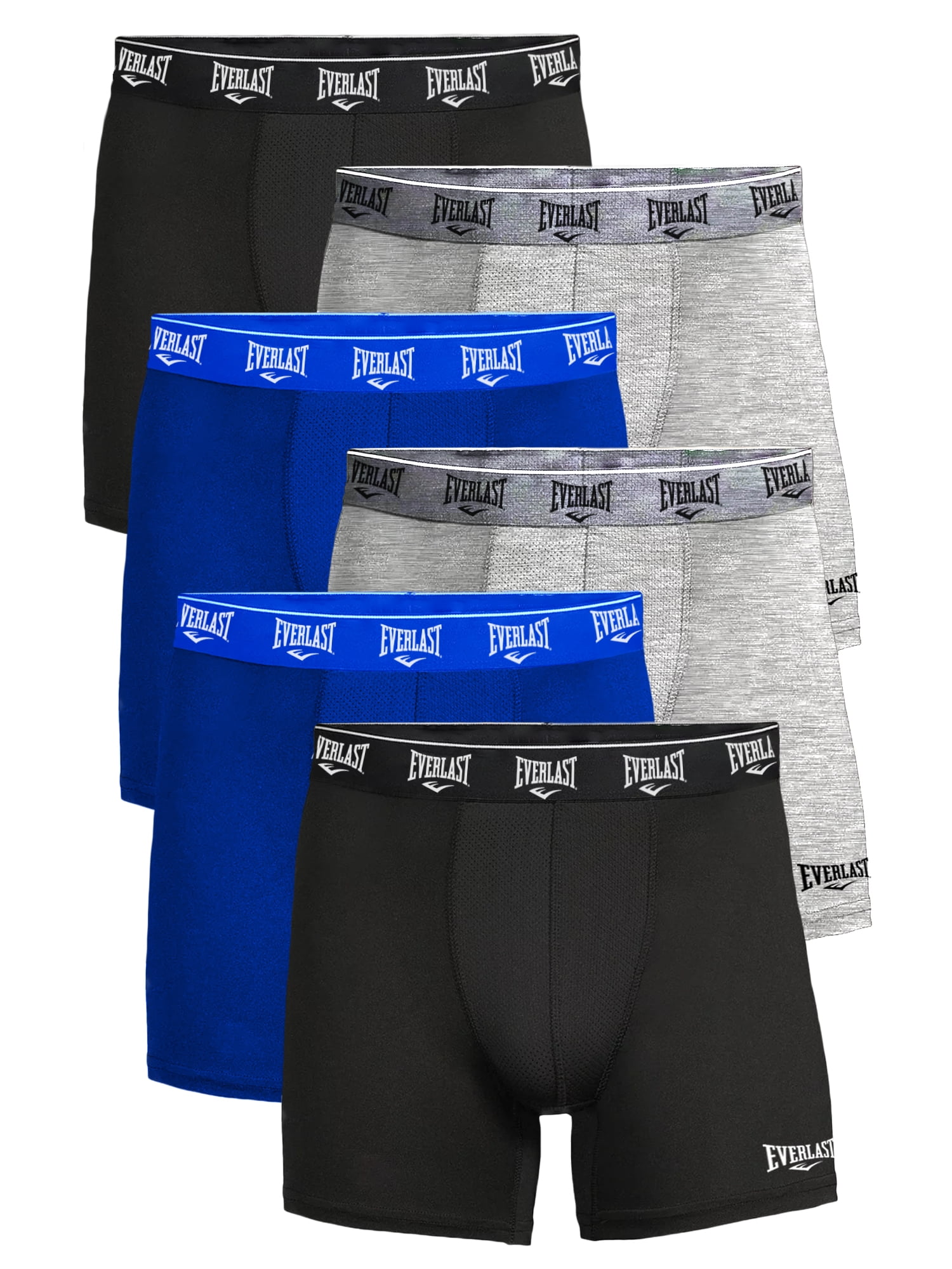 Everlast Mens Boxer Briefs Active Performance Breathable Underwear for