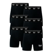Everlast Mens Performance Underwear Stretch Boxer Briefs with Fly, 6-Pack