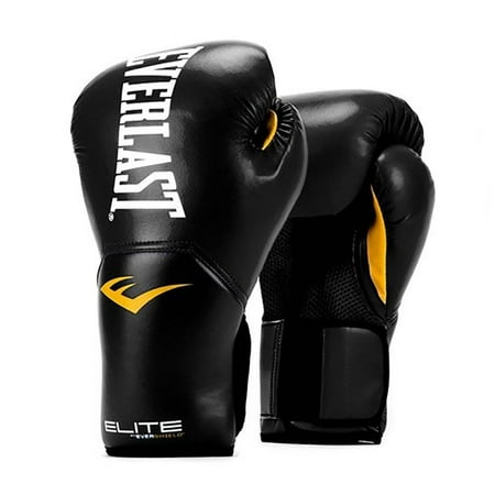Everlast Pro Style Elite Workout Training Boxing Gloves, 12 Ounces, Black