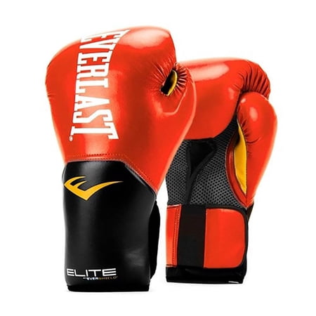 Everlast Pro Style Elite Workout Training Boxing Gloves, 16 Ounces, Red