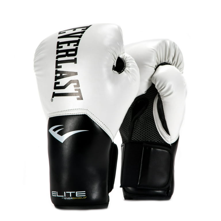 Everlast ProStyle Elite v2 Training Boxing Gloves, 16oz, White
