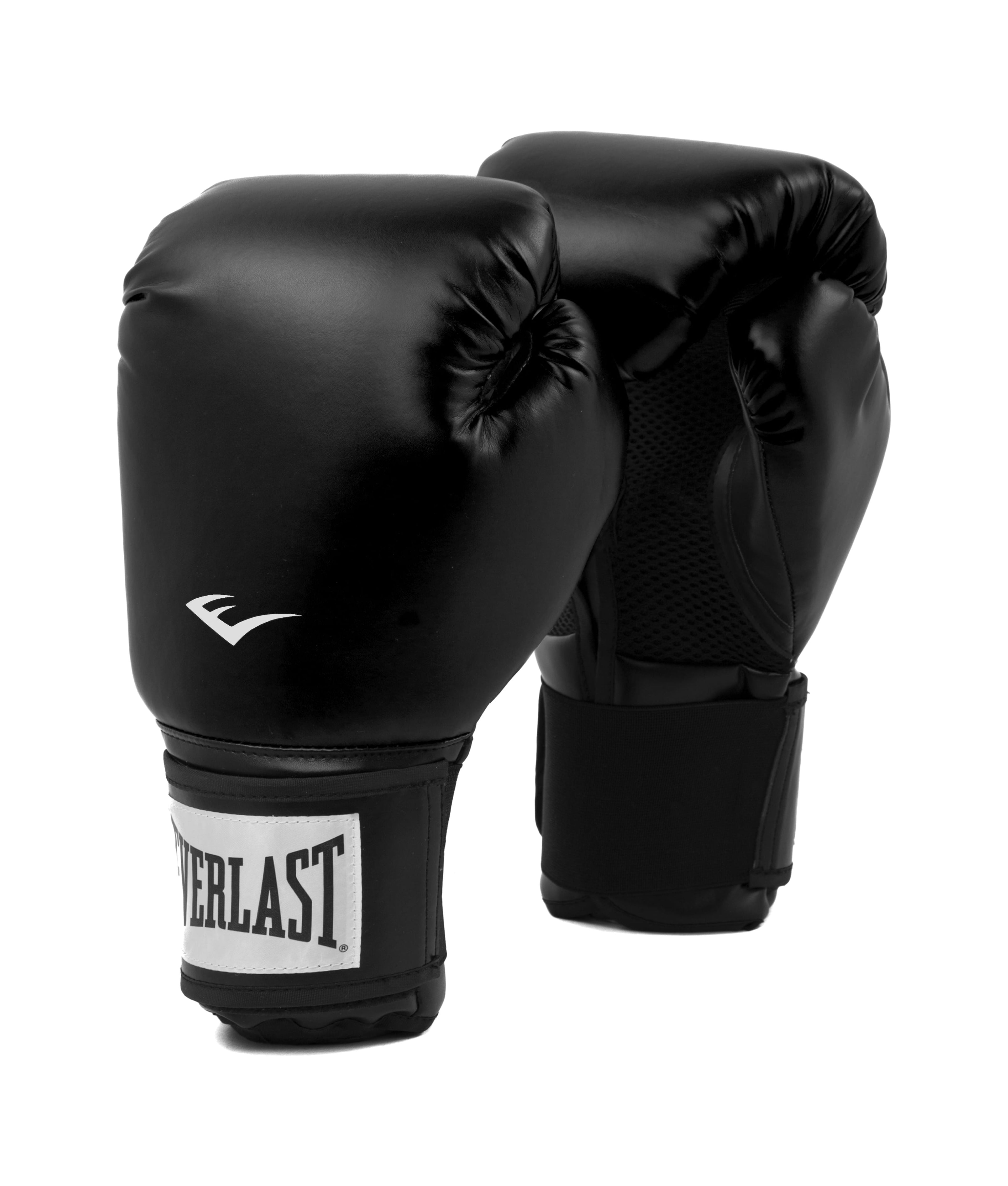 Everlast ProStyle Training Gloves Breathability Synthetic Leather for Sparring, Black, 14oz