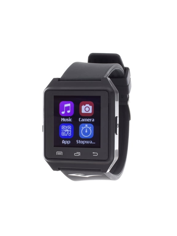 Smart Watch 40mm Black Aluminum Case with Black Sport Band
