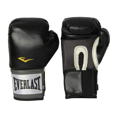 Everlast Unisex Curved Anatomical Grip Training Gloves, Black, 8 oz