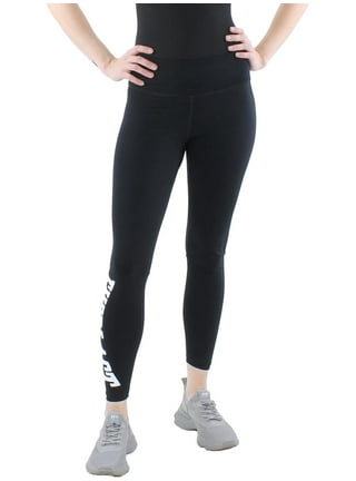 EVERLAST Woman's Orange/Black Stretch cotton leggings with Everlast print