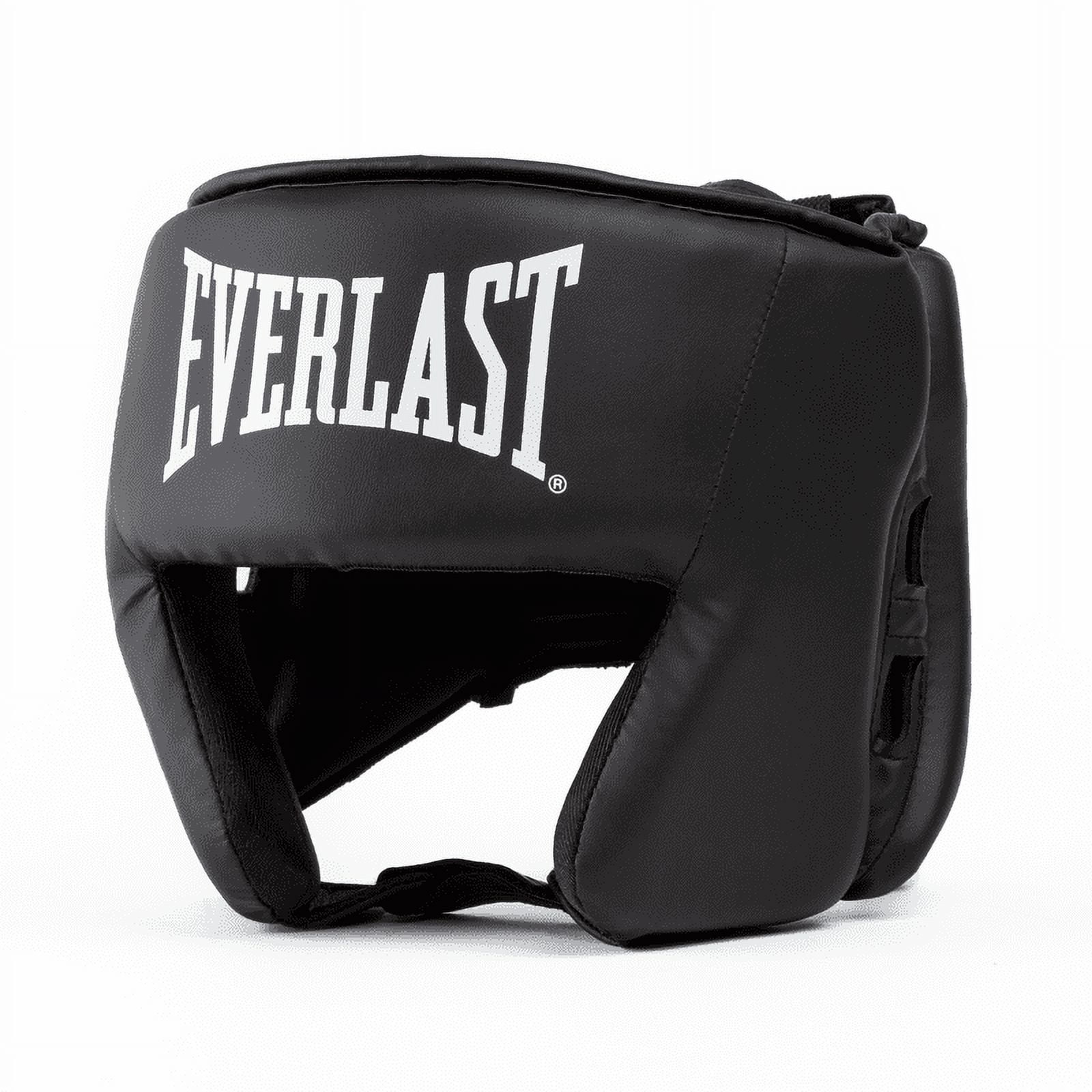Everlast Core Boxing Headgear  Lightweight, Adjustable Sparring Helmet for Adults & Teens, Black