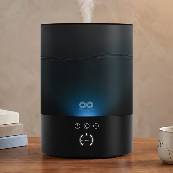 Everlasting Comfort Top Fill Humidifier, 2.5L Auto Shut-Off Cool Mist Oil Diffuser