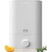 Everlasting Comfort 6L Top Fill Humidifier - Quiet Cool Mist, 60-Hour Run Time, for Large Rooms & Bedrooms, Aromatherapy