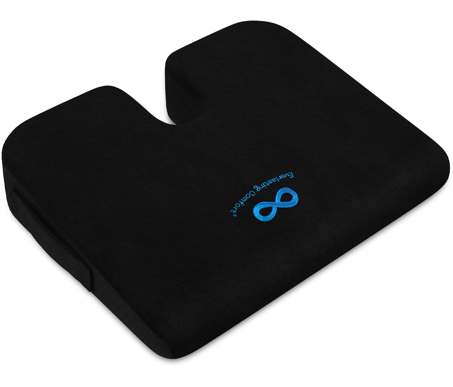 Everlasting Comfort Car and Truck Seat Cushion, Memory Foam Wedge Chair