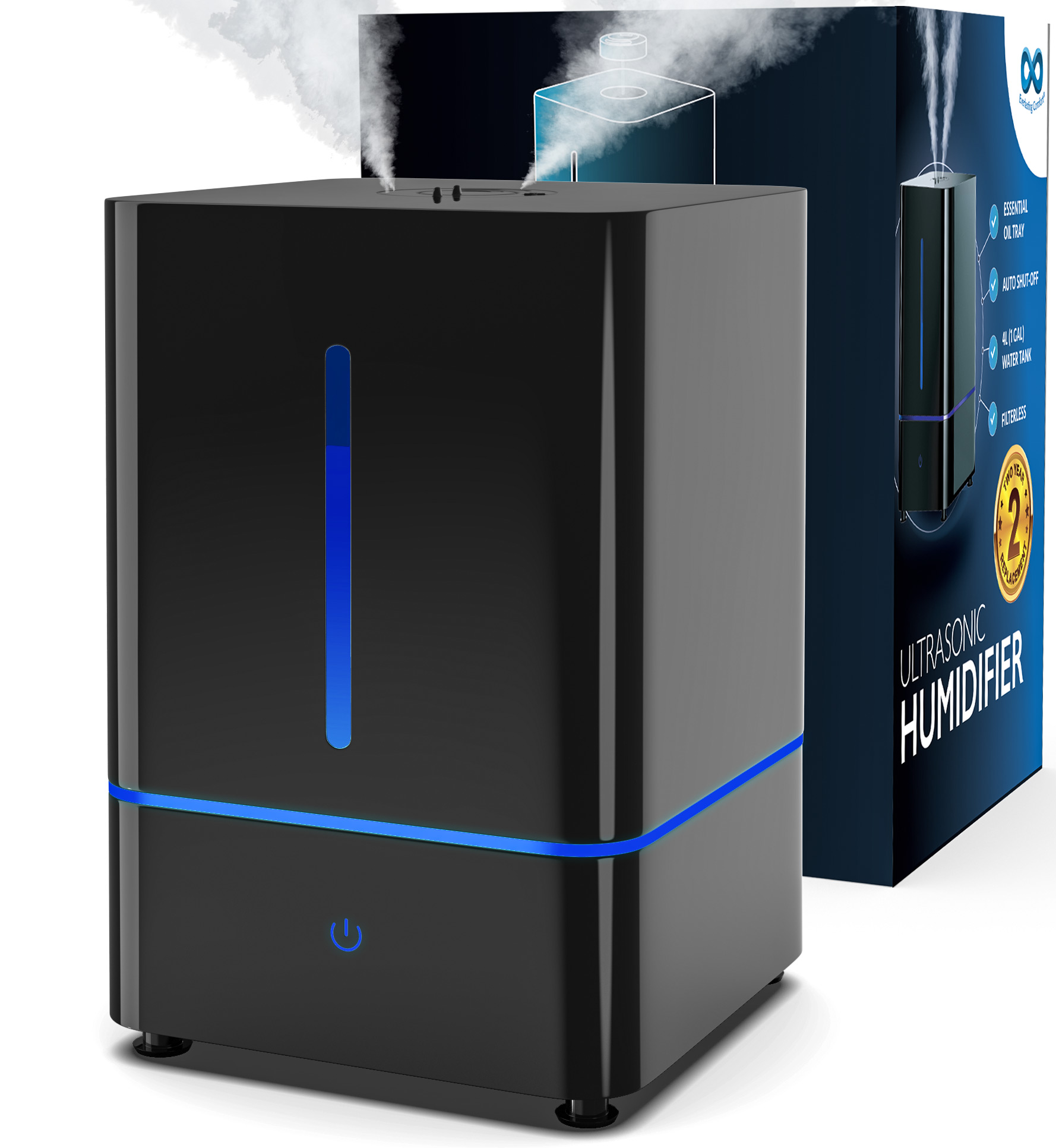 Frida Baby BreatheFrida 3 in 1 Humidifier, Cool Mist Vaporizer