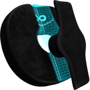 Everlasting Comfort Donut Seat Cushion, Tailbone & Sitting Support for Office Chairs & Car
