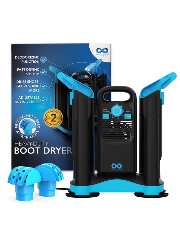 Electric Boot Dryer Ozone Deodorizer with Adjustable Tubes, Fits 2 Pairs