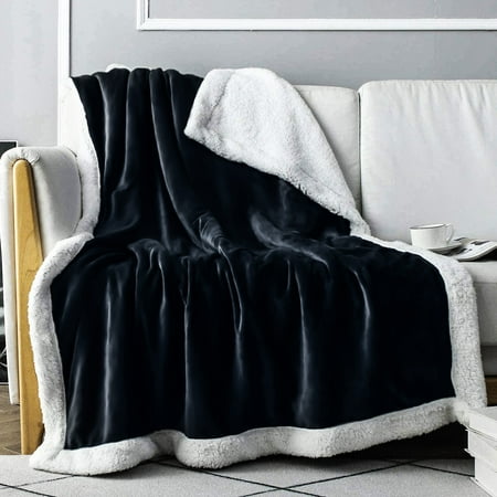 Everlasting Comfort Luxury Polyester Throw Blanket - Soft, 65”x50” (Meteorite)