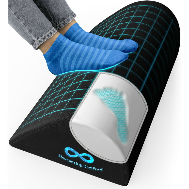 Foot Rest Memory Foam Pillow for Under Desk At Work, Anti-Fatigue Ergonomic  Design Foot Support Pillow for Fatigue & Pain Relief - AliExpress