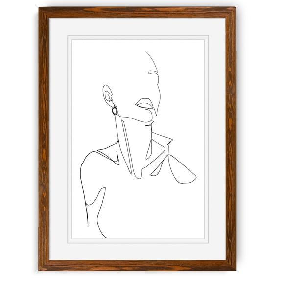 Wexford Home Everlasting Elegance II-Framed Print - Maple - 22X30