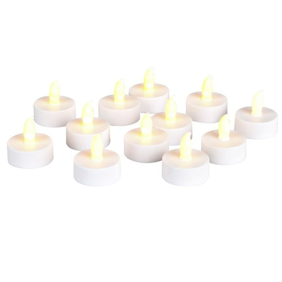 Everlasting Glow 12-Piece Candles With Super Bright LED