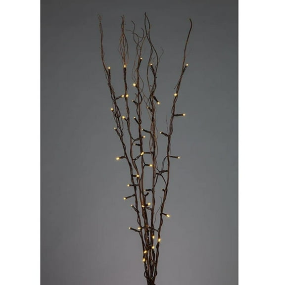Everlasting Glow 39" H Willow Branch Convertible Home Decor, 39.75InL x 3.75InW x 2.5InH, Brown