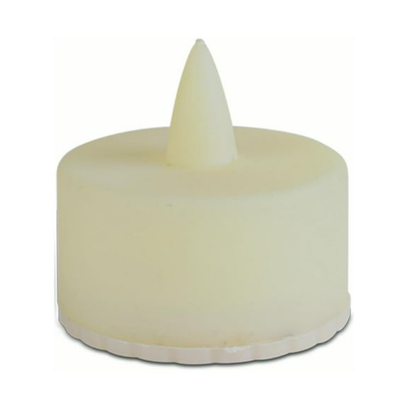 Everlasting Glow Resin Tealight with Soft Flicker with Timer (Set of 4)