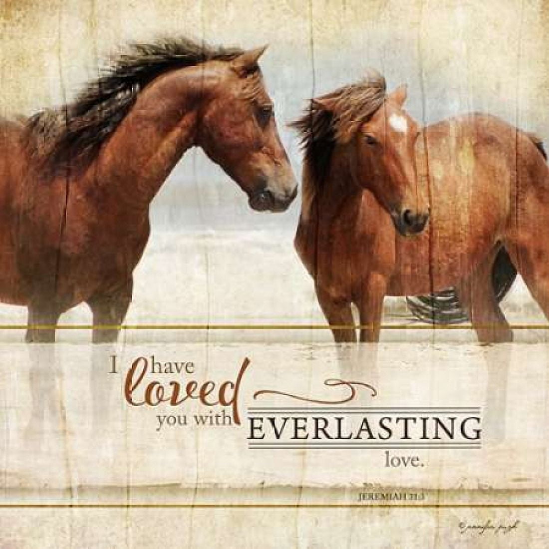 Everlasting Love Canvas Art - Jennifer Pugh (24 x 24)