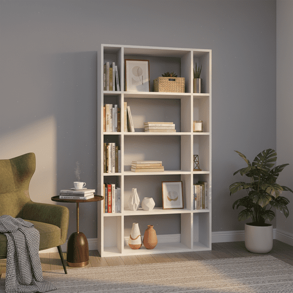 Everleigh 15-Cube Tall Storage & Display Bookcase