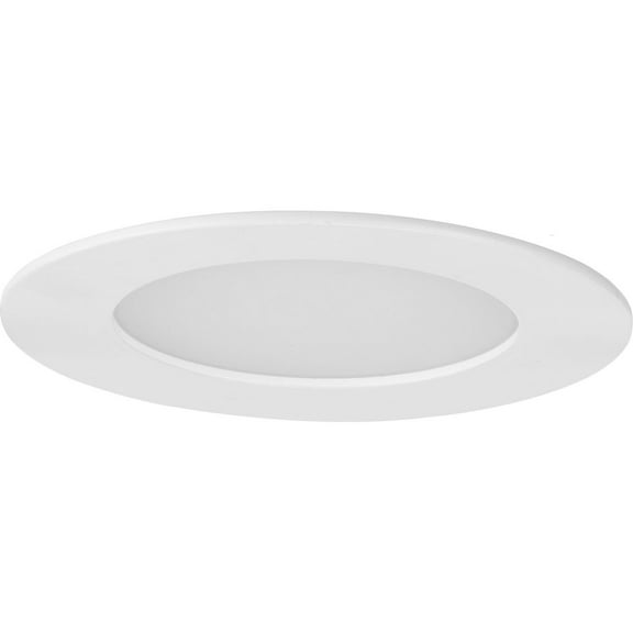 Everlume Collection 4 in. Satin White LED Low Profile Canless Recessed Downlight