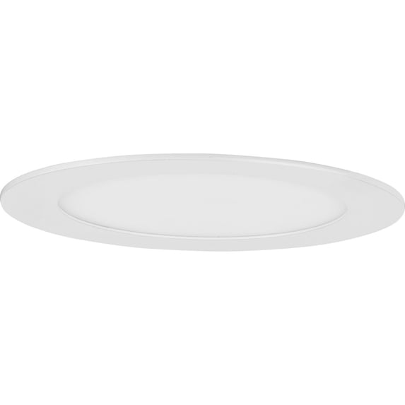 Everlume Collection 6 in. Satin White LED Low Profile Canless Recessed Downlight