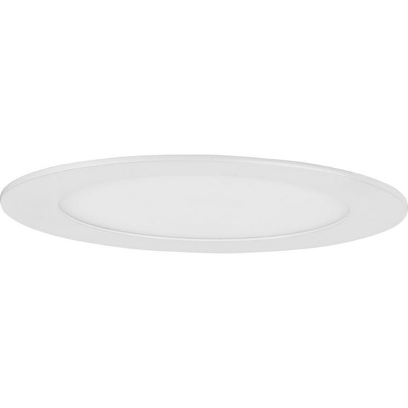 Everlume Collection 6 in. Satin White LED Low Profile Canless Recessed Downlight