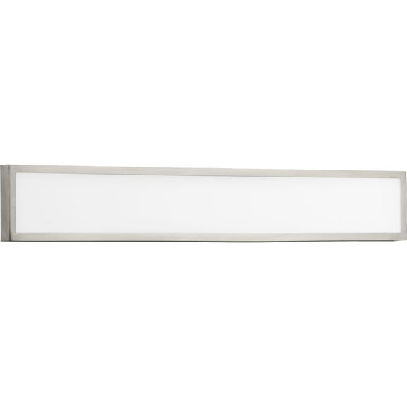 Everlume LED 32-inch Brushed Nickel Modern Style Bath Vanity Wall or Ceiling Light with Selectable 3000K/4000K Light Color