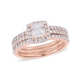 thumbnail image 1 of Everly Women's Sapphire Sterling Silver Bridal Set, 1 of 6