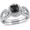 thumbnail image 1 of Everly Women's Diamond 10k White Gold Bridal Set, 1 of 1