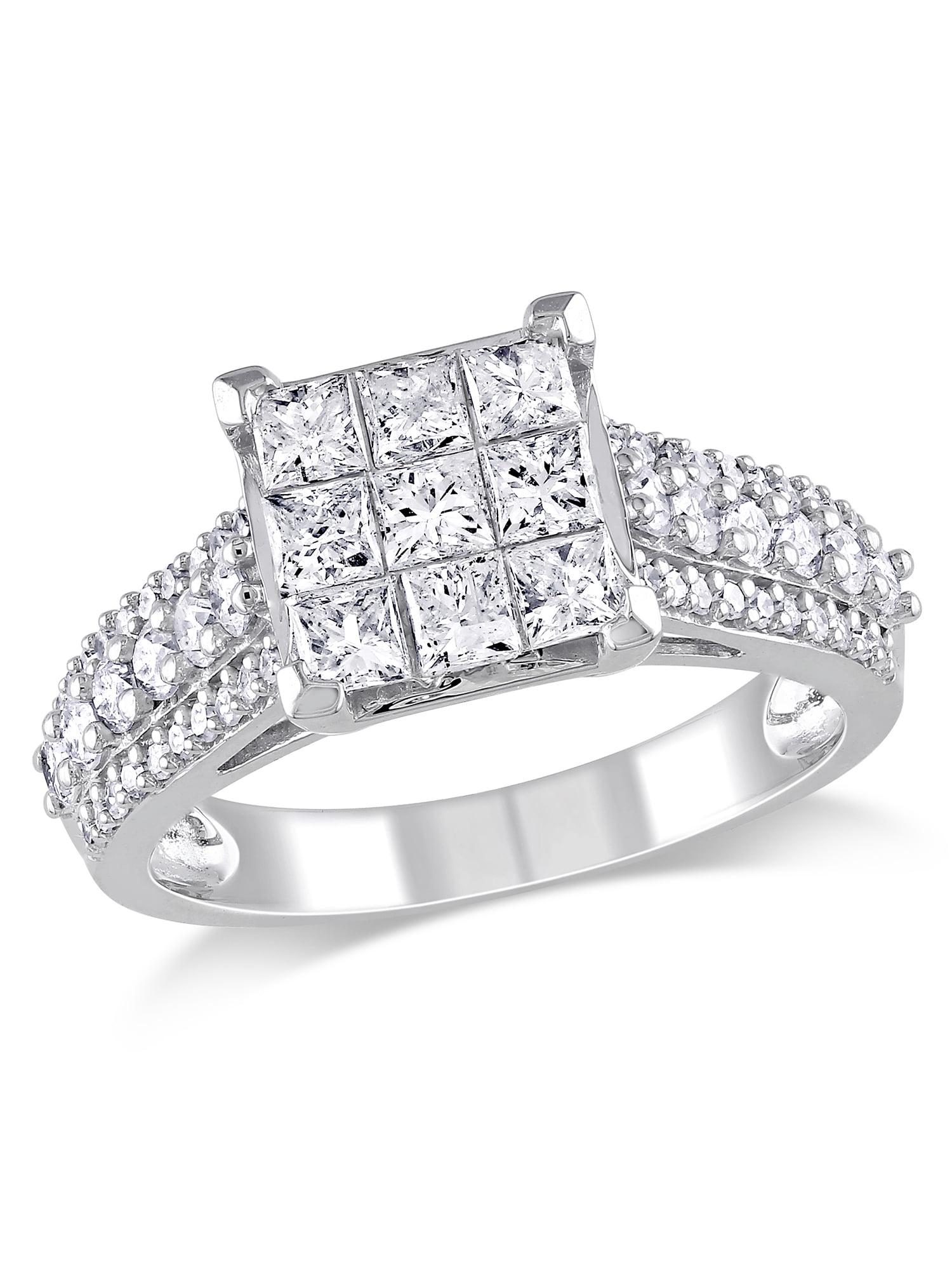 Everly Women's Diamond 10K White Gold Engagement Ring