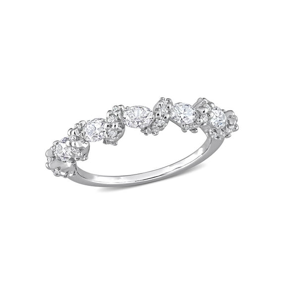 Everly Women's Created Moissanite Sterling Silver Ring
