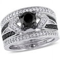 thumbnail image 1 of Everly Women's Diamond Sterling Silver Bridal Set, 1 of 1