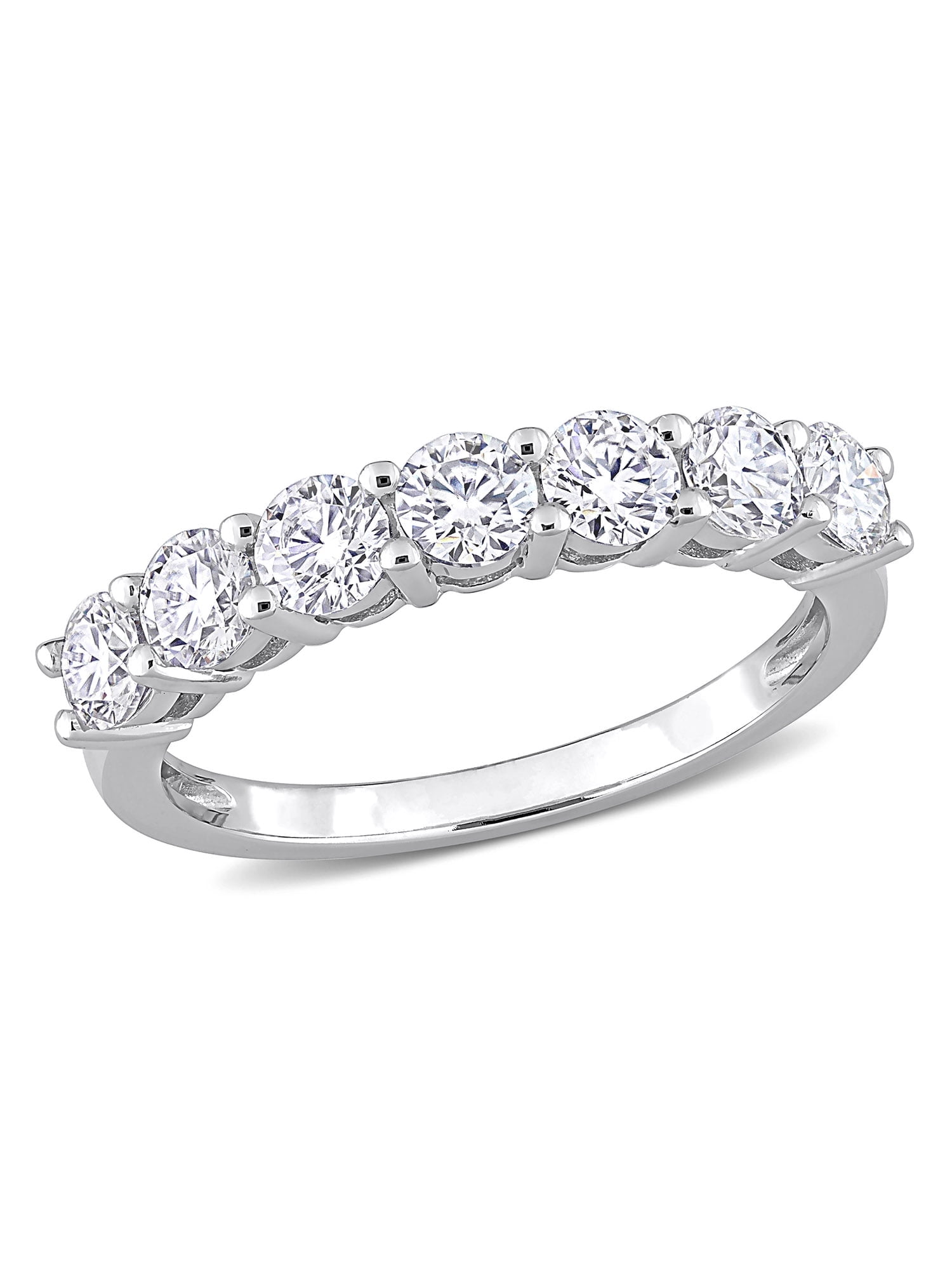 Everly Women's Moissanite 10k White Gold Ring