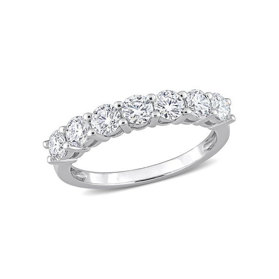Everly Women's Moissanite 10k White Gold Ring