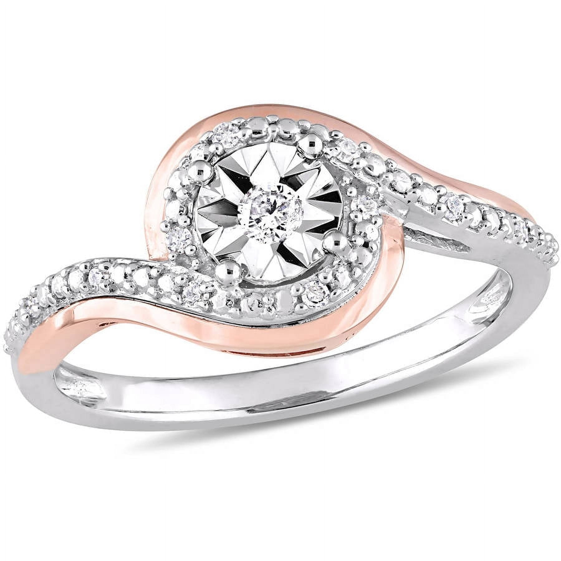 Everly Women's Diamond 10k Rose Gold Ring
