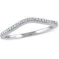 thumbnail image 1 of Everly Women's Diamond 10k White Gold Wedding Ring, 1 of 4