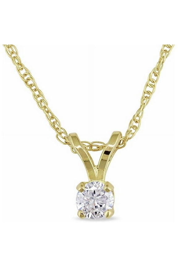 Women's Diamond 14k Yellow Gold Necklace