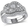 thumbnail image 1 of Everly Women's Diamond Sterling Silver Bridal Set, 1 of 6