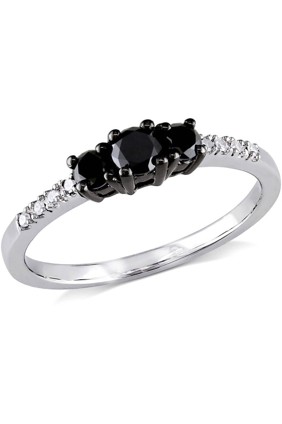 Women's Diamond 10K White Gold Engagement Ring