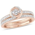 thumbnail image 1 of Everly Women's Diamond 10k Rose Gold Bridal Set, 1 of 7