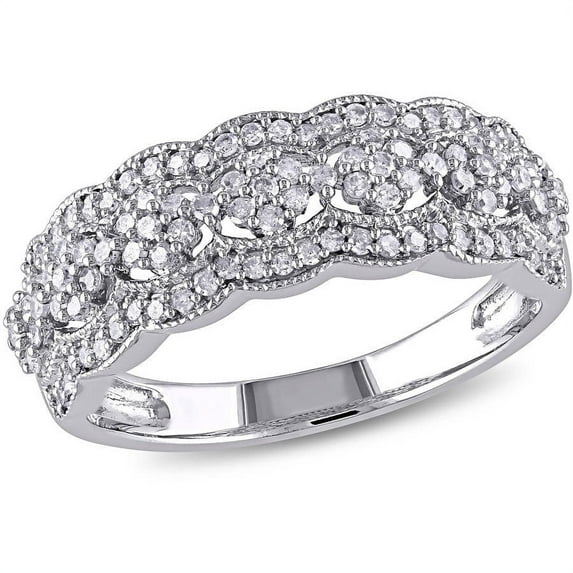 Everly Women's Diamond 10k White Gold Ring