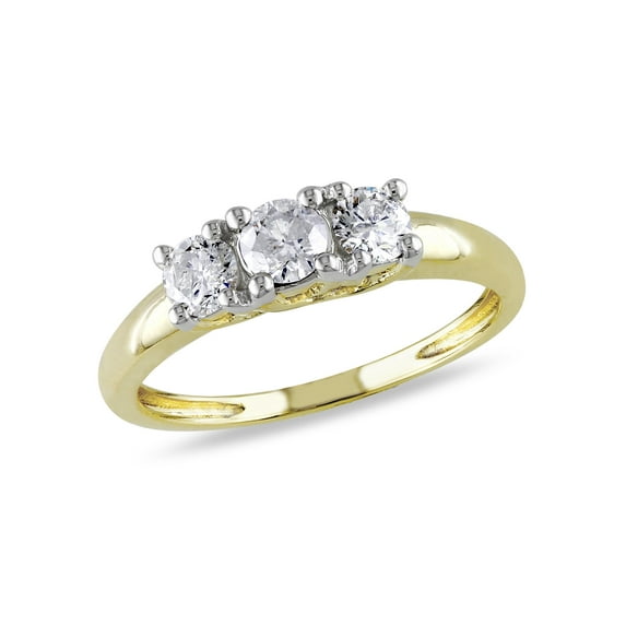 Everly Women's Diamond 14K Yellow Gold Engagement Ring
