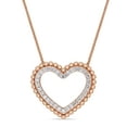 thumbnail image 1 of Everly Women's Diamond 14k Rose Gold Necklace, 1 of 6