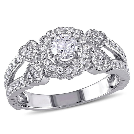 Everly Women's Diamond 14K White Gold Engagement Ring