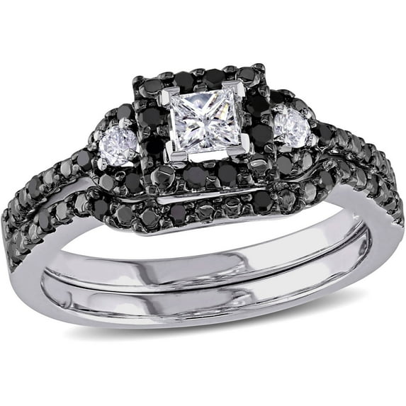 Everly Women's Diamond 10k White Gold Bridal Set