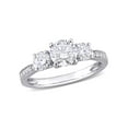 thumbnail image 1 of Everly Women's Moissanite 10K White Gold Engagement Ring, 1 of 7