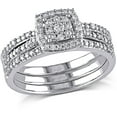 thumbnail image 1 of Everly Women's Diamond 10k White Gold Bridal Set, 1 of 5