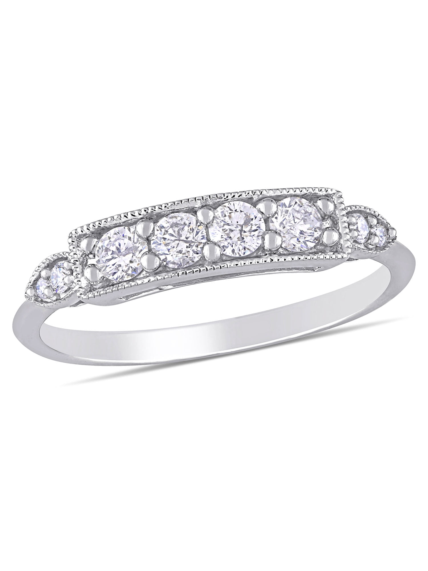 Everly Women's Diamond 10k White Gold Ring